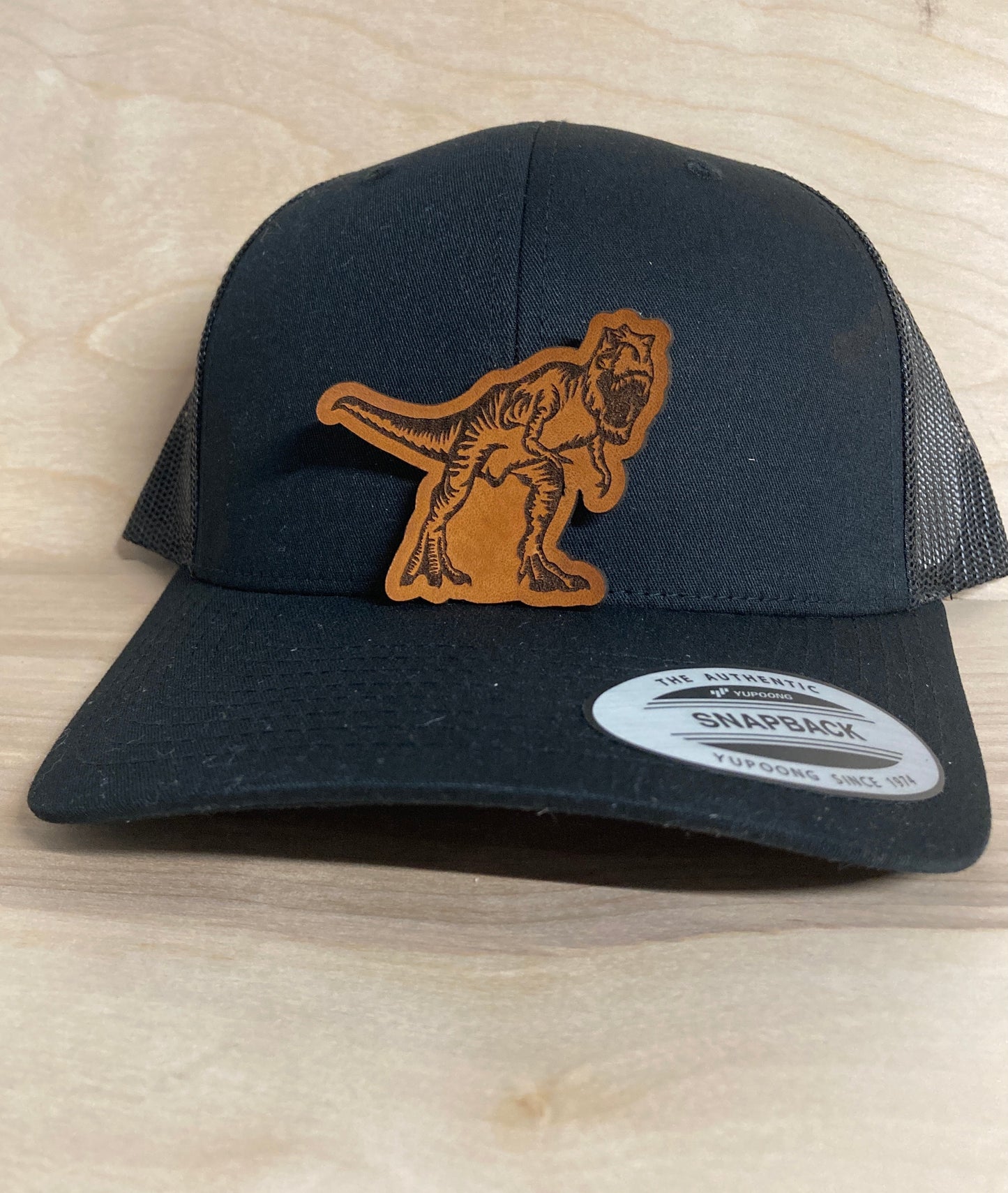 T-Rex Leatherette Hat Patch