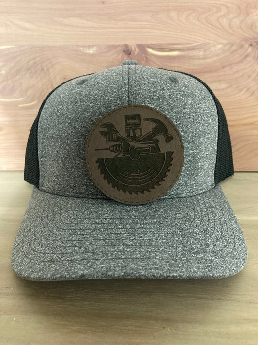 Tools Sawblade Leatherette Hat Patch