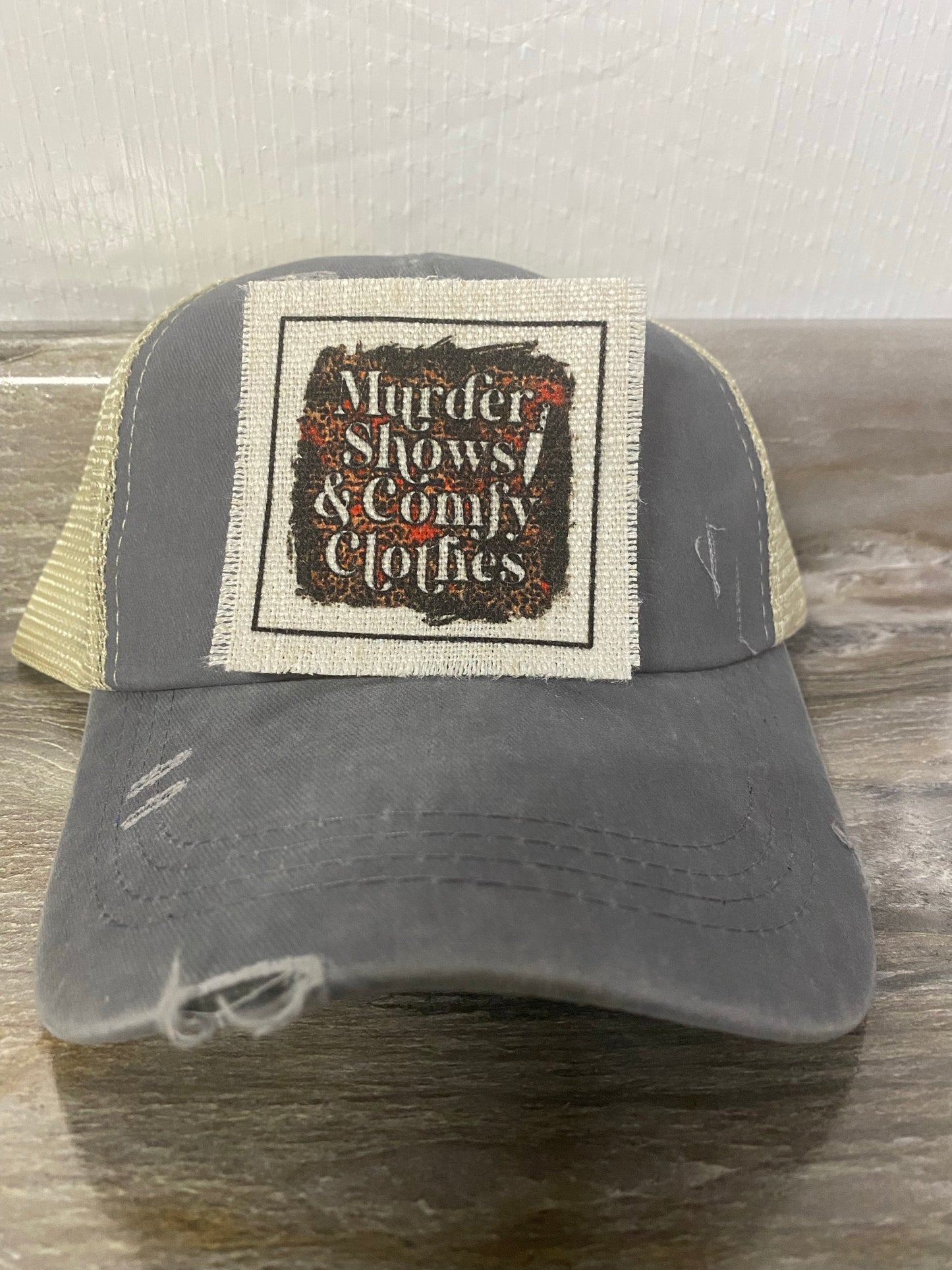 Murder Shows & Comfy Clothes Hat Patch